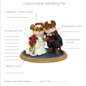 Wedding pair custom form